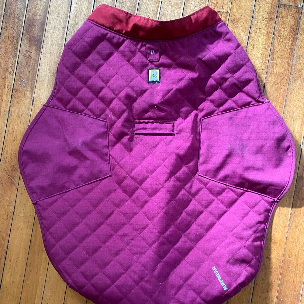 Ruffwear Stumptown Quilted Dog Winter Jacket Larkspur Purple - Large